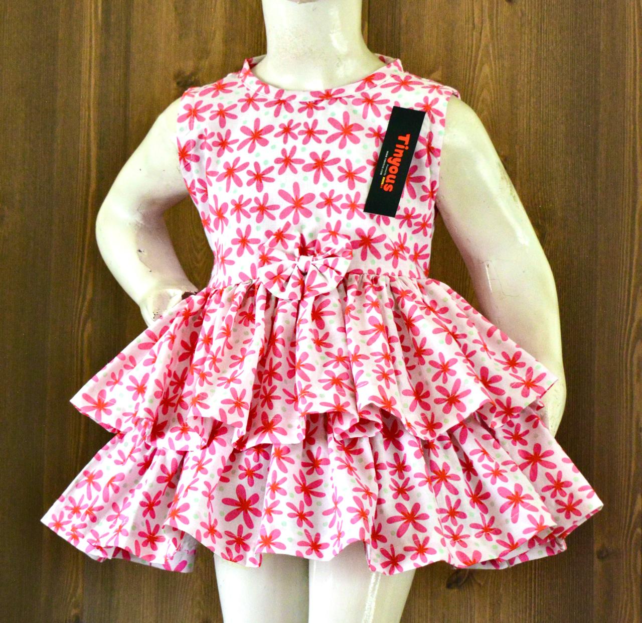 Beautiful Cotton Frock For Girls KW700
