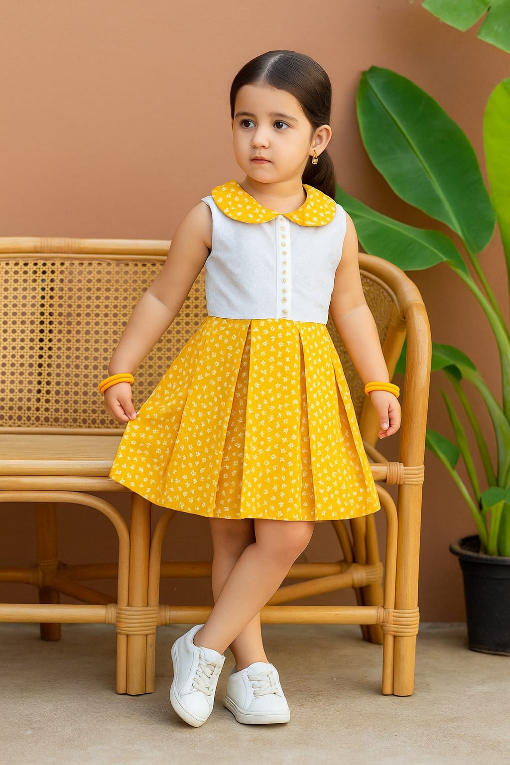 Beautiful Cotton Frock For Girls KW463