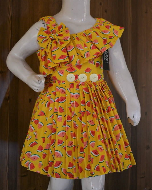 Beautiful Cotton Frock For Girls KW461