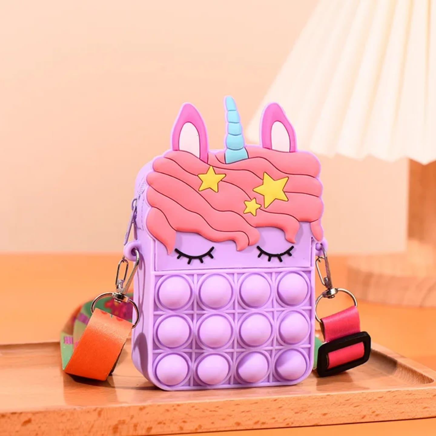 -Cartoon Shaped POP IT Shoulder Bag