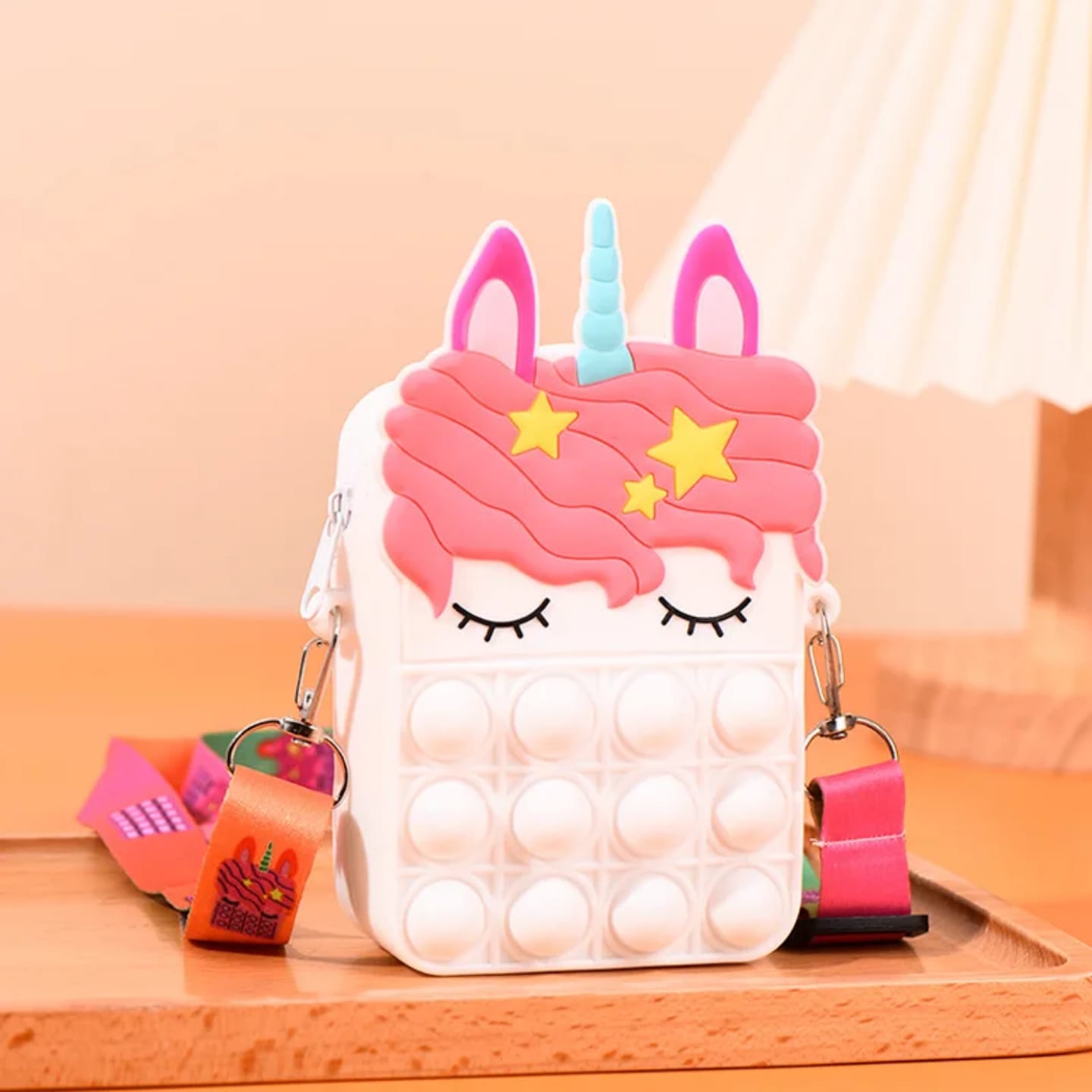 -Cartoon Shaped POP IT Shoulder Bag