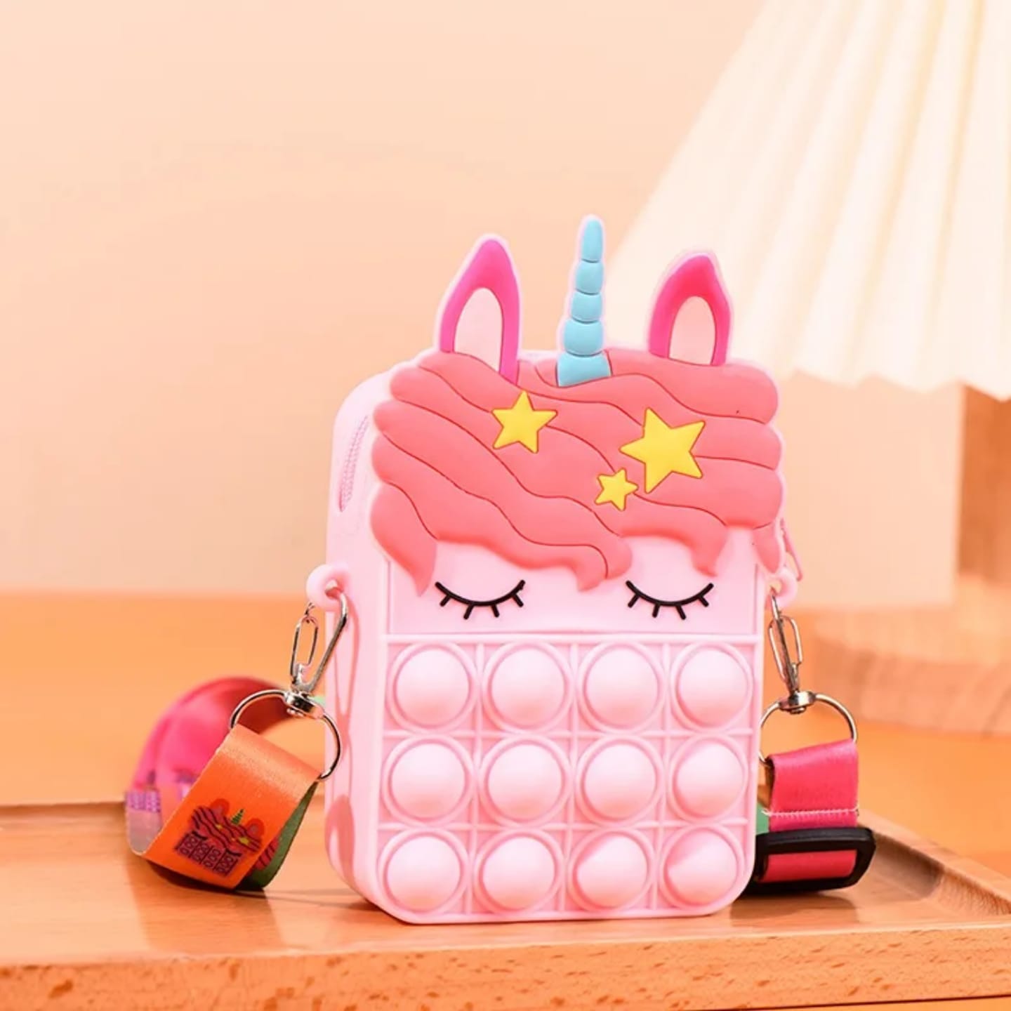 -Cartoon Shaped POP IT Shoulder Bag