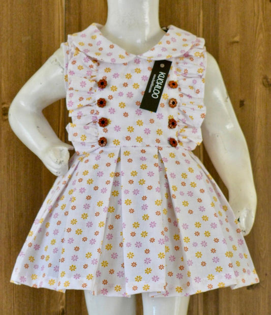 -Beautiful Cotton Frock For Girls KW545