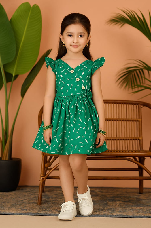 Beautiful Cotton Frock For Girls KW711