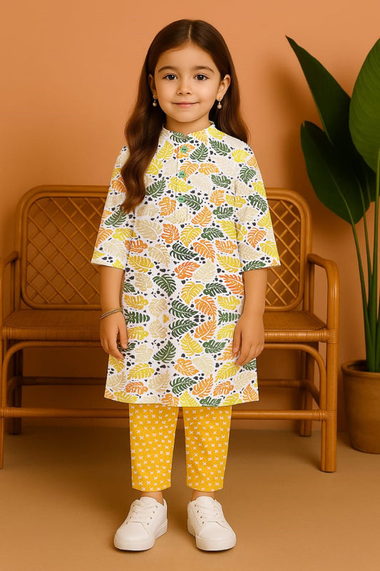 Girls Cotton 2Pcs Suit KS011