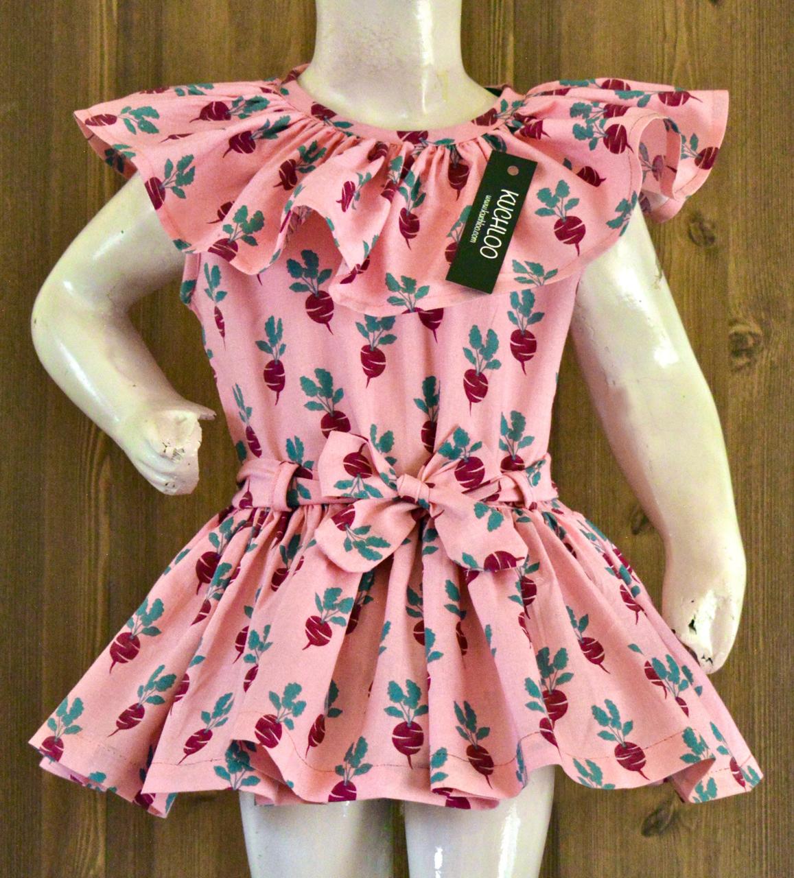 Beautiful Cotton Frock For Girls KW630