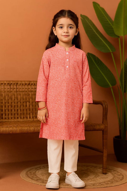 Girls Cotton 2Pcs Suit KS010