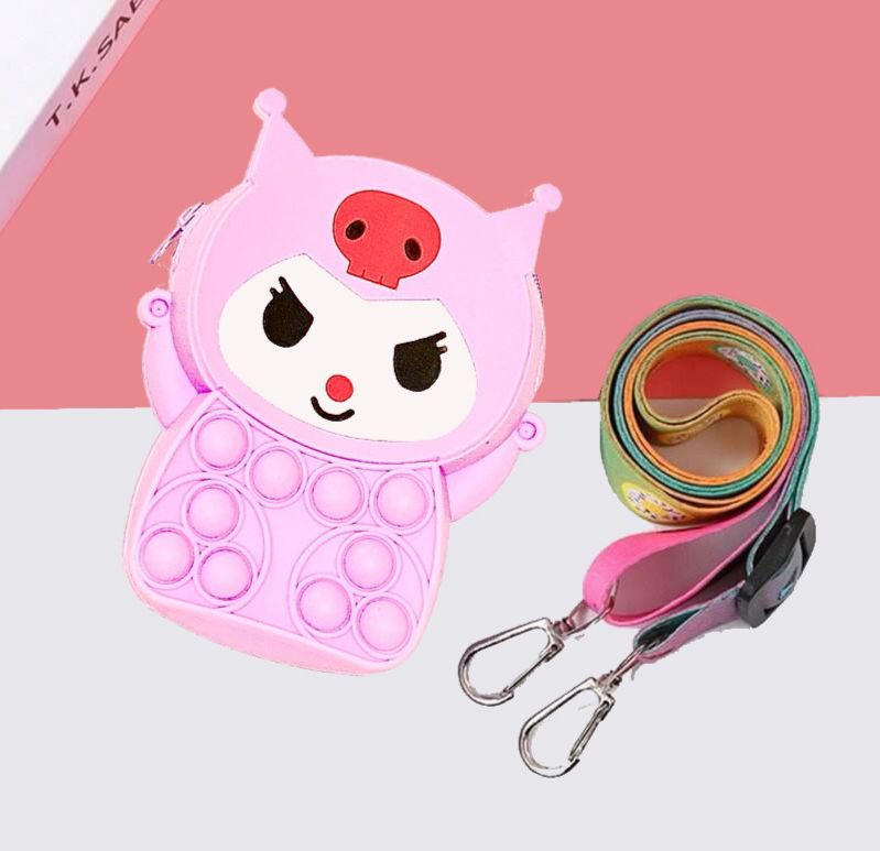 Cartoon Shaped POP IT Shoulder Bag