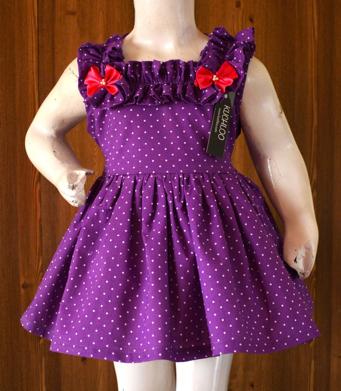 Beautiful Cotton Frock For Girls KW634