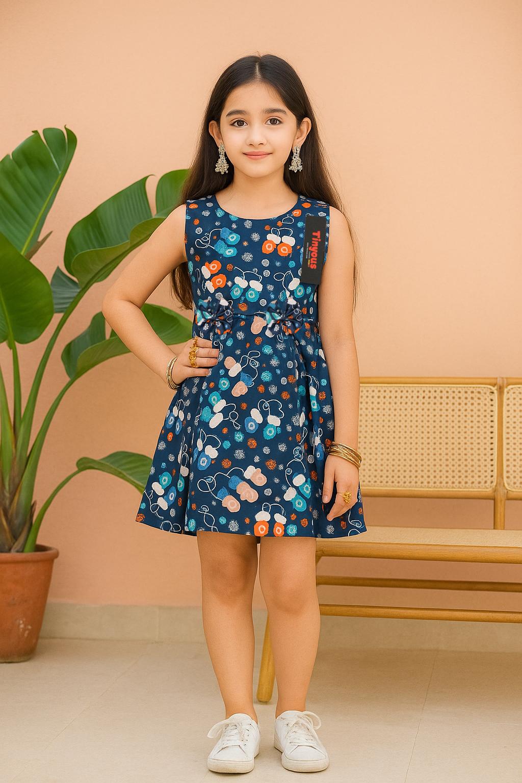 Beautiful Cotton Frock For Girls KW590