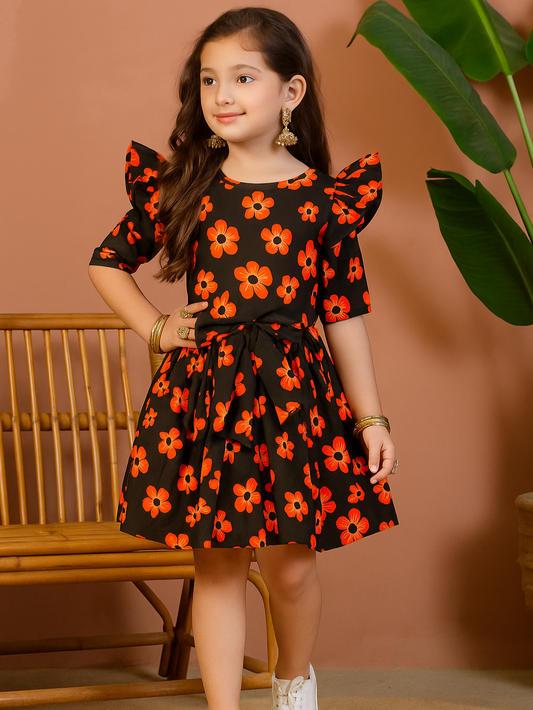 Beautiful Lawn Frock For Girls KW691