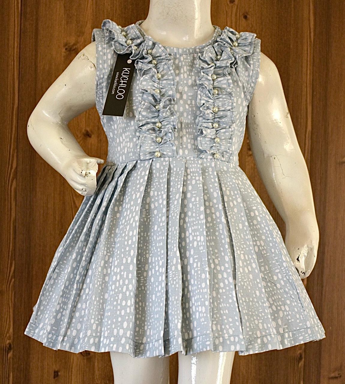 ...Beautiful Cotton Frock For Girls KW483
