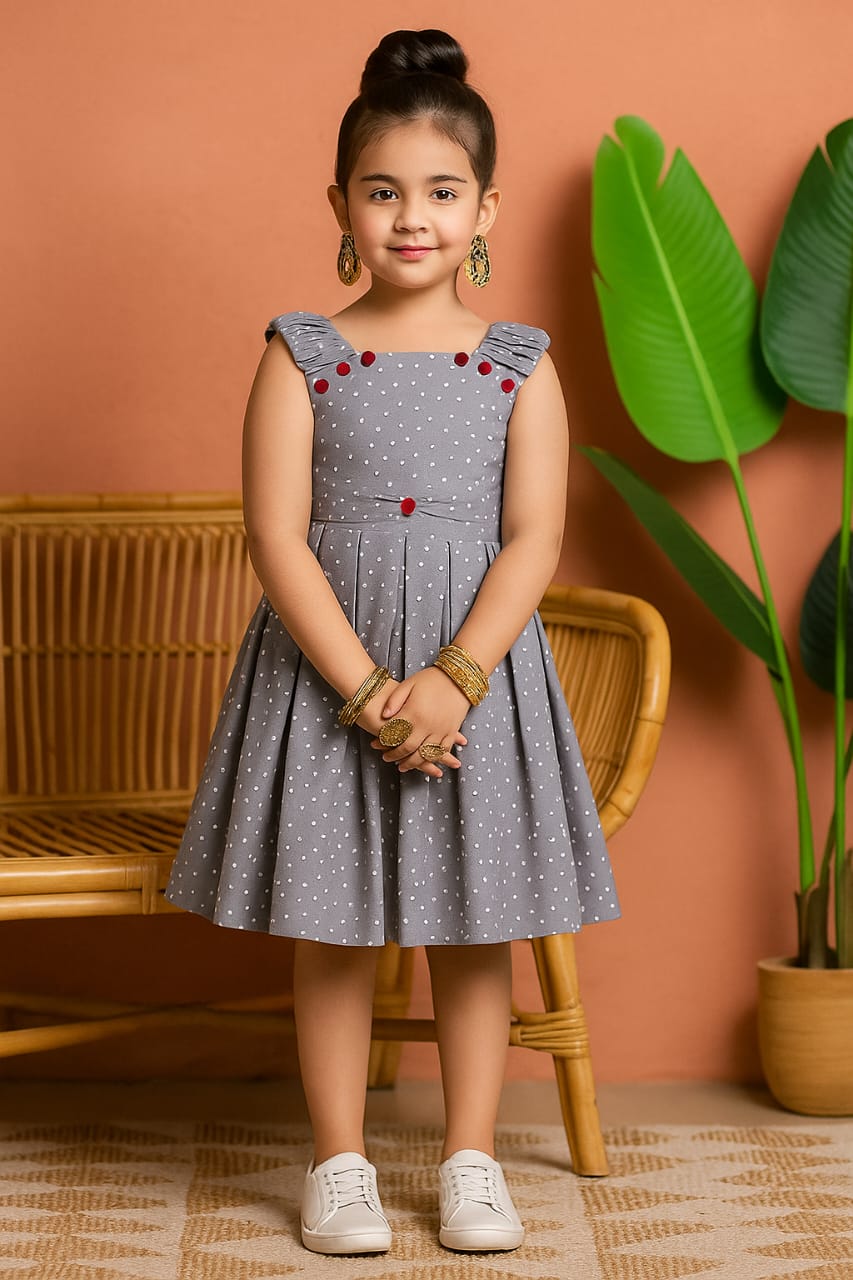 Beautiful Cotton Frock For Girls KW702