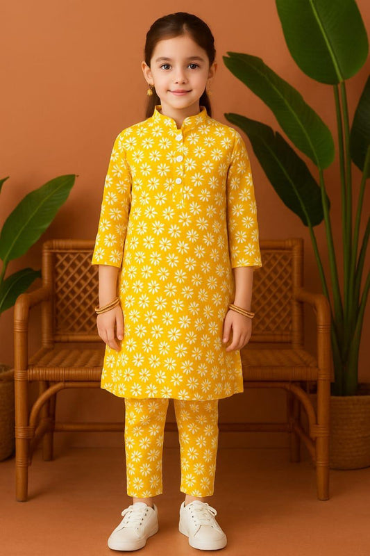 Girls Cotton 2Pcs Suit KS005