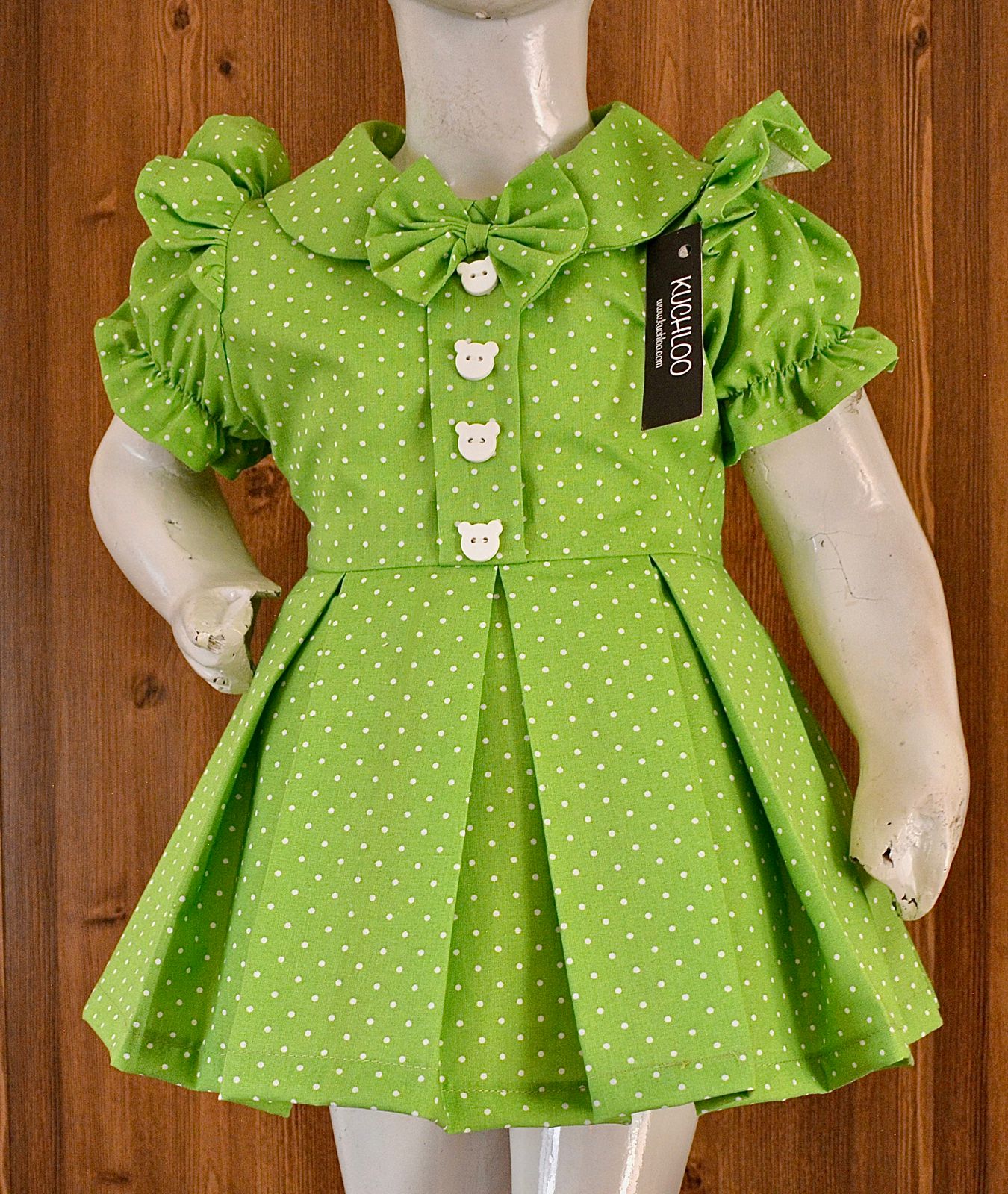 ..Beautiful Cotton Frock For Girls KW538