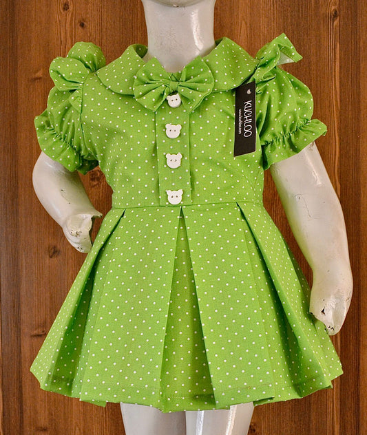 -Beautiful Cotton Frock For Girls KW538