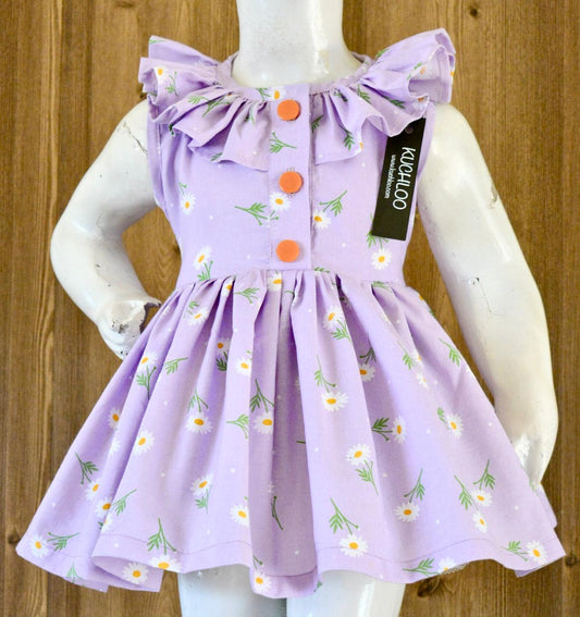 Beautiful Cotton Frock For Girls KW635