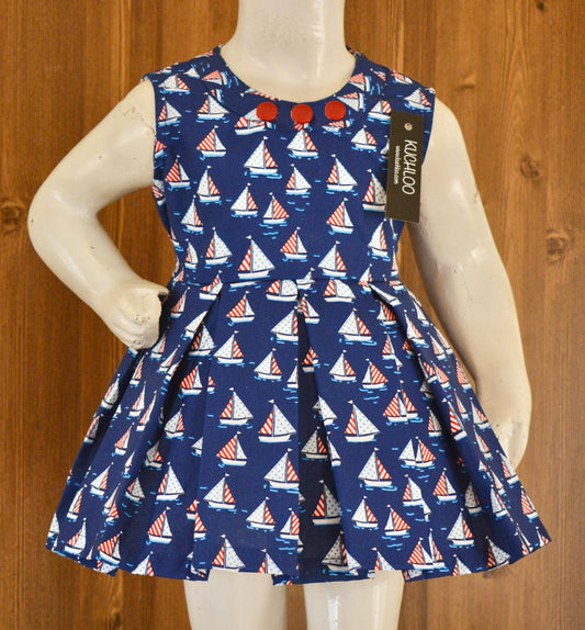 -.Beautiful Cotton Frock For Girls KW553