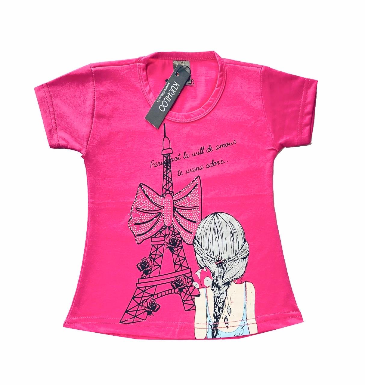 Beautiful Pink Girls T-Shirt KT16