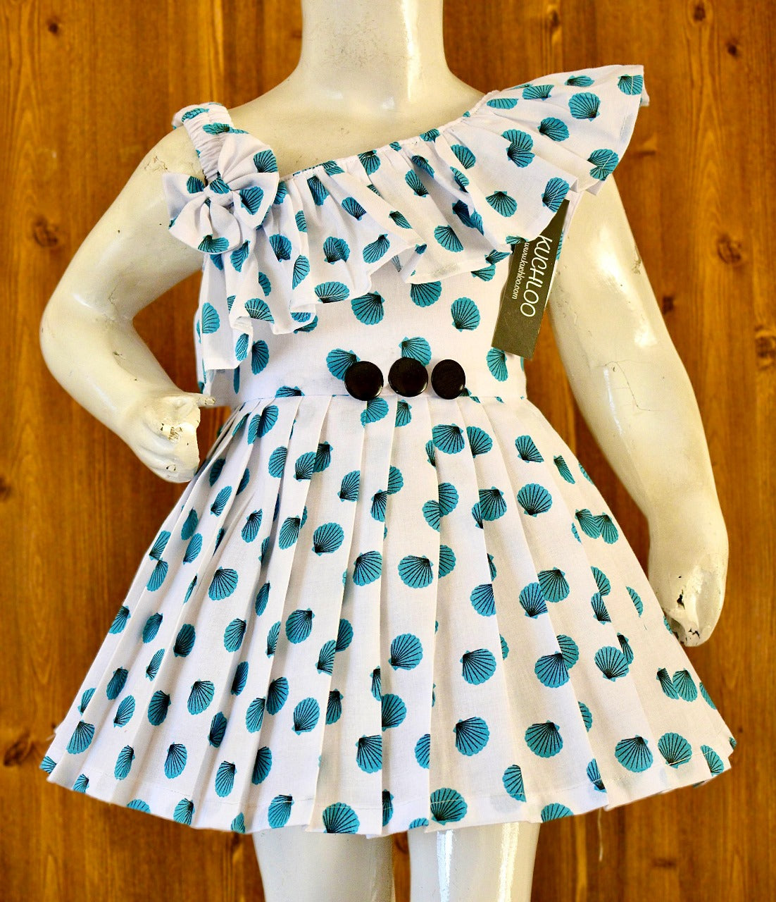 .....Beautiful Cotton Frock For Girls KW515