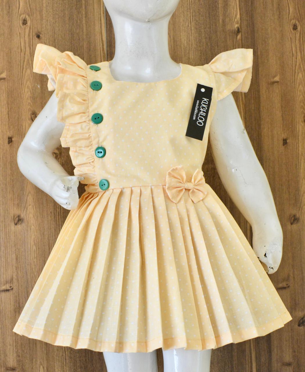 -Beautiful Cotton Frock For Girls KW547