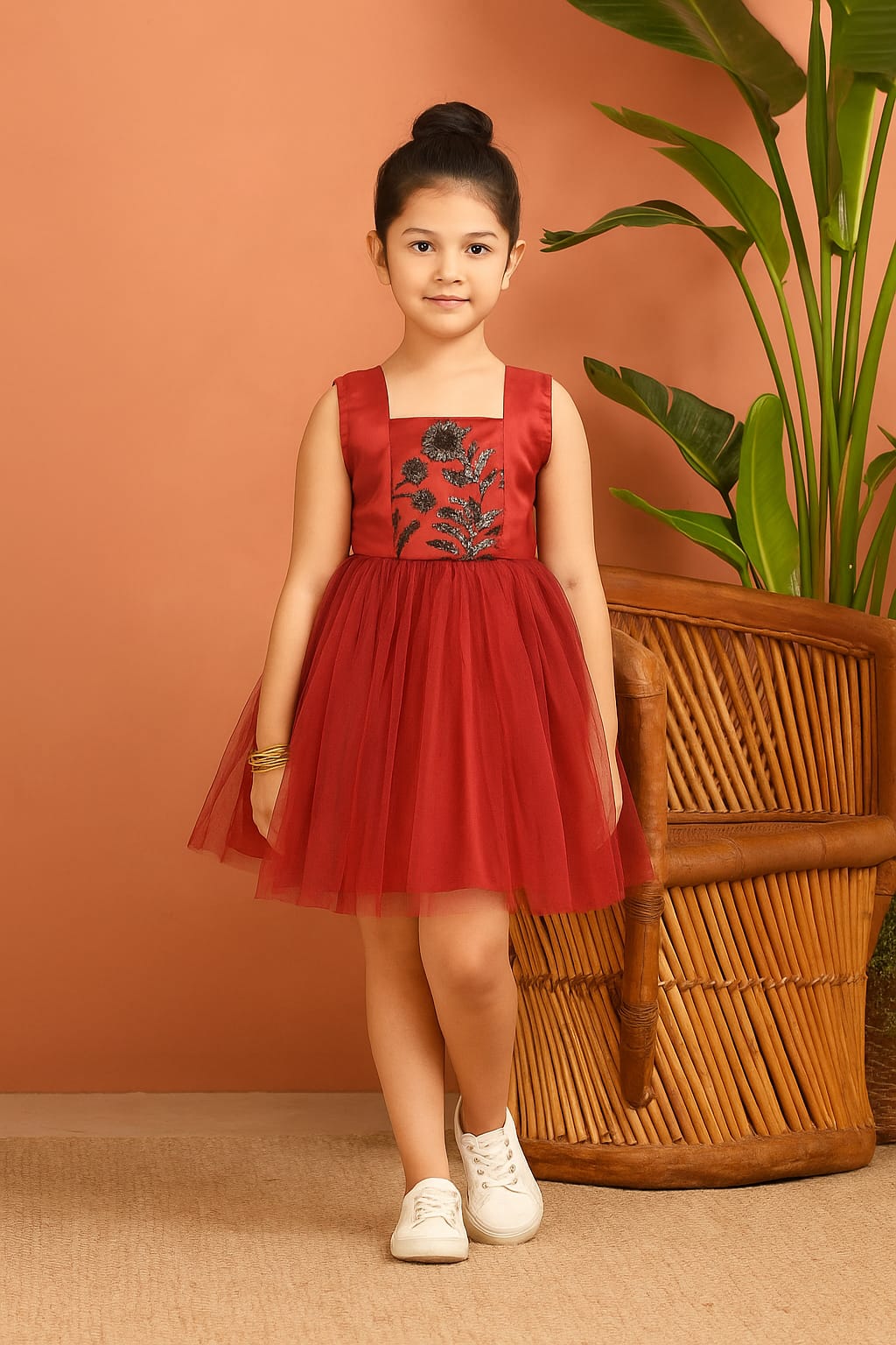 Beautiful Fancy Frock For Girls KW644