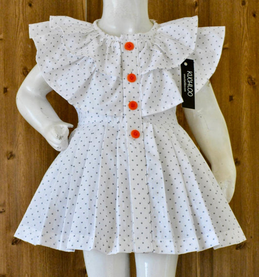 -Beautiful Cotton Frock For Girls KW546