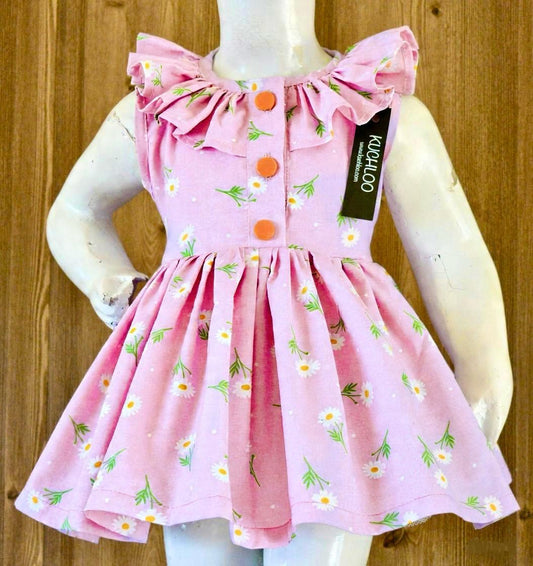 Beautiful Cotton Frock For Girls KW670